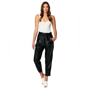 NWT! Blank NYC Off the Record Faux Leather Trouser Pants - Size 24